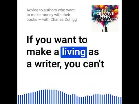 Want to make money with non-fiction books? With Charles Duhigg [Video]