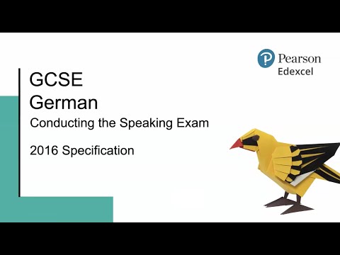 GCSE German (2016 Specification): Conducting the Speaking Exam [Video]