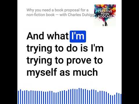 Why you need a book proposal for a non-fiction book [Video]