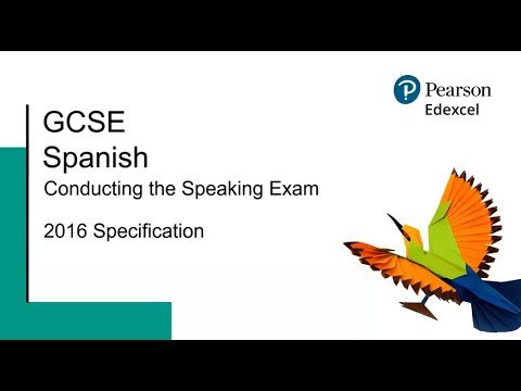 GCSE Spanish (2016 Specification): Conducting the Speaking Exam [Video]