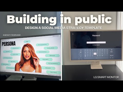 Deciding to go full time in my marketing agency | design my social media strategy template W/me [Video]