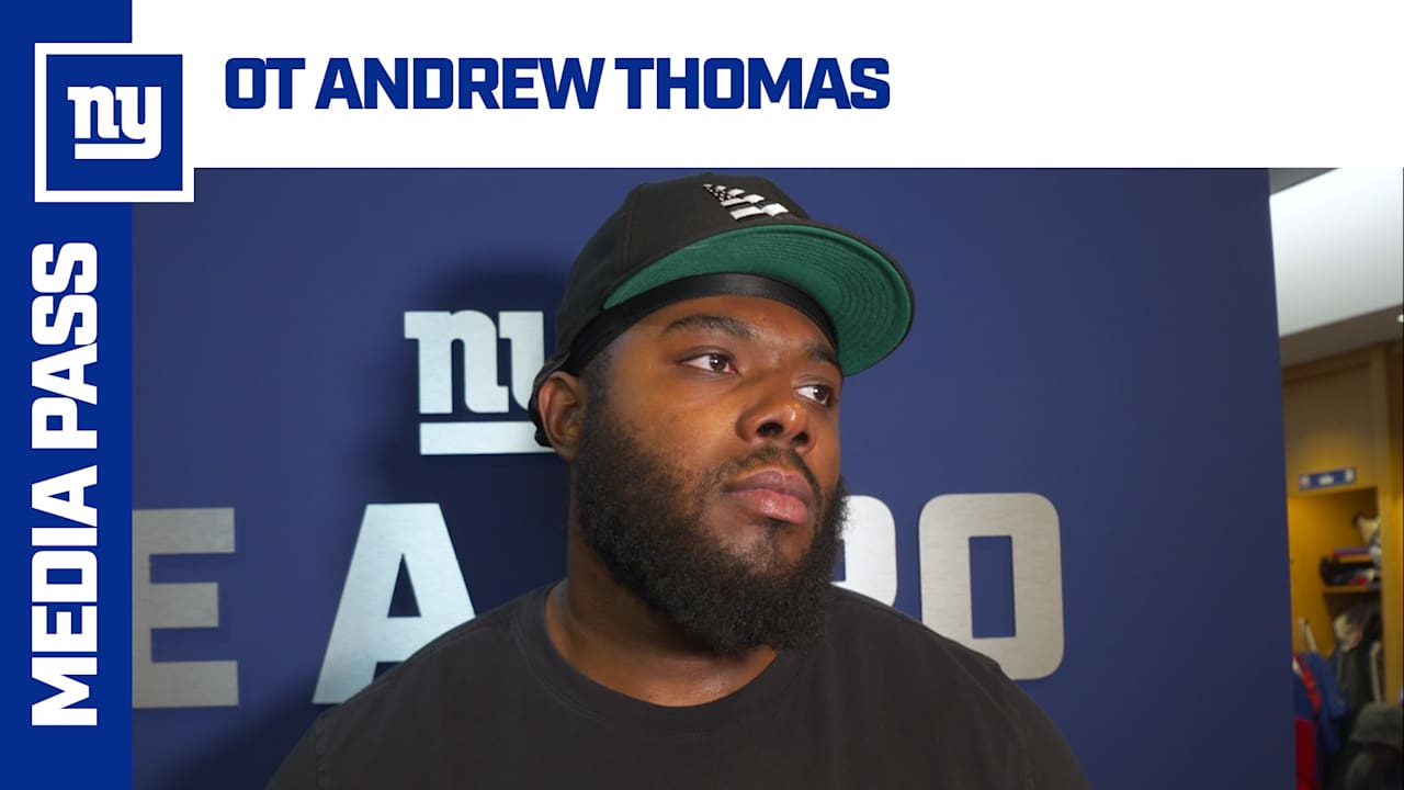 T Andrew Thomas discusses recovery from foot surgery [Video]