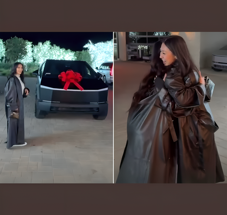 Kim Kardashian Surprises Her Friend With a Cybertruck Birthday Gift [Video]