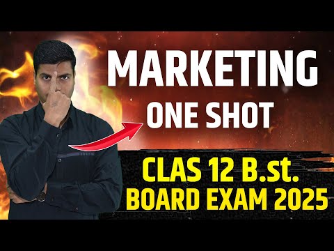 MARKETING MANAGEMENT | ONE SHOT | EASIEST EXPLANATION | CLASS 12 BUSINESS STUDIES BOARD EXAM 2025 [Video]