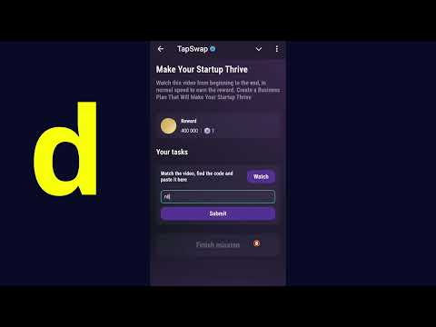 Make Your Startup Thrive | Tapswap Code | Create a Business Plan That Will Make Your Startup Thrive [Video]