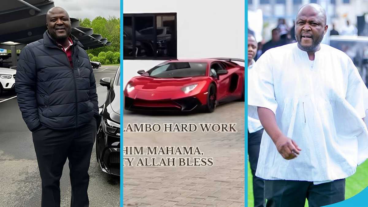 Ibrahim Mahama Flaunts Brand New Expensive Lamborghini Aventador SV: "Rich Men Toys" [Video]