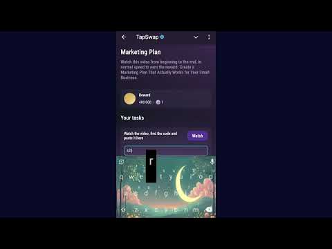 Marketing Plan | Tapswap Code | Create a Marketing Plan That Actually Works for Your Small Business [Video]