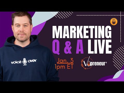 Voice Over Marketing Q & A LIVE [Video]