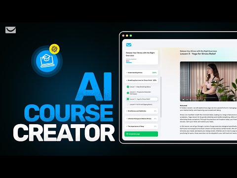 Create & Sell Online Courses On Autopilot With AI Course Creator from GetResponse [Video]