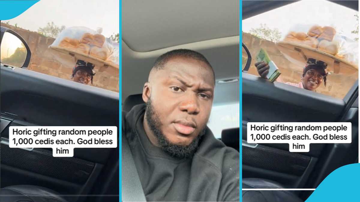 Celebrity Car Dealer Horic Autos Gives Bread Hawker GH1,000 In Viral Video