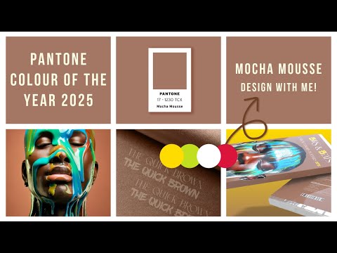 How I Used Pantone Colour of the Year 2025 | Mocha Mousse | Chocolate Bar Brand Design [Video]