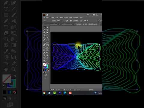 Adobe illustrator abstract design | Graphic design tutorial [Video]