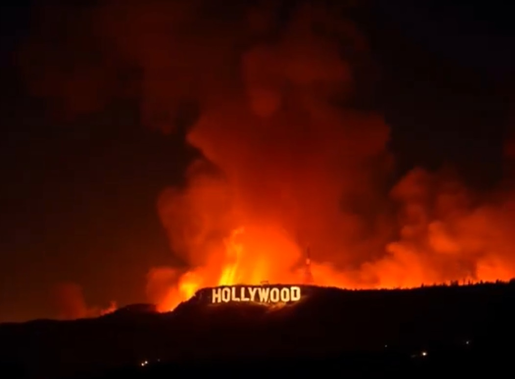 FACT CHECK: Do These Visuals Show Los Angeles Wildfires Engulfing the Historic ‘Hollywood’ Sign? [Video]