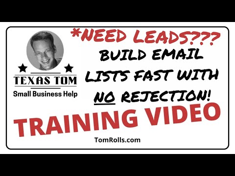 Grow Email Lists Fast – Small Business Help – Advertising Training [Video]