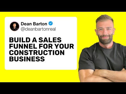 How to build a sales funnel for a construction business [Video]