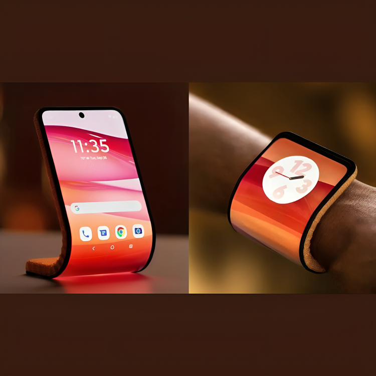 This New Motorola Phone Can Bend and Wrap Around Your WristSee H [Video]