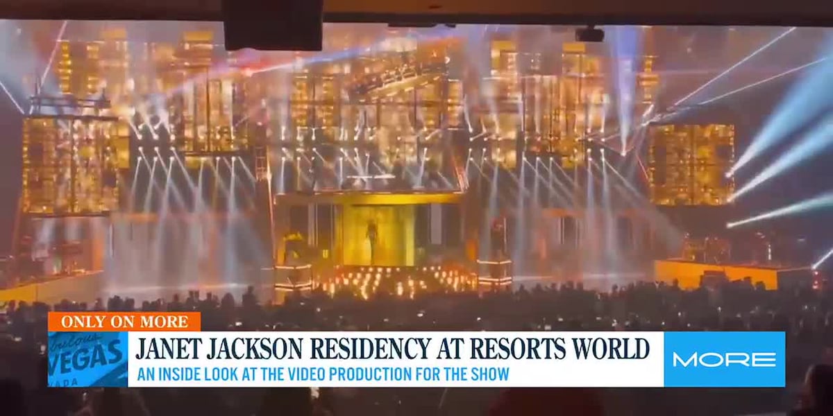 A look at the video production for Janet Jackson’s residency