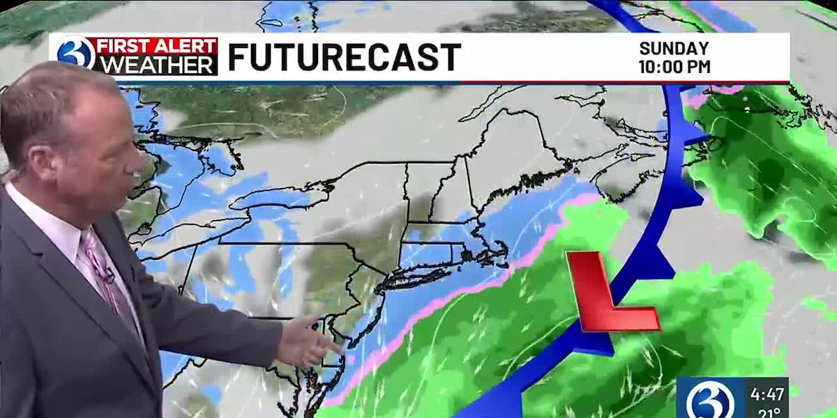 Weekend rain, chance for snow. Then, First Alert Weather Days for the coldest air of the s [Video]