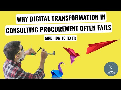 Why Digital Transformation in Consulting Procurement Often Fails (And How to Fix It)? [Video]