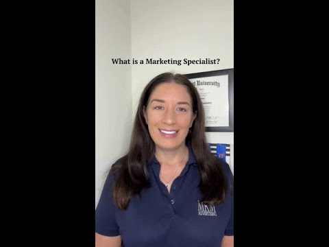 What Is A Marketing Specialist [Video]