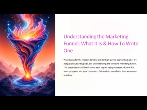 Understanding the Marketing Funnel: What It Is & How To Write One [Video]