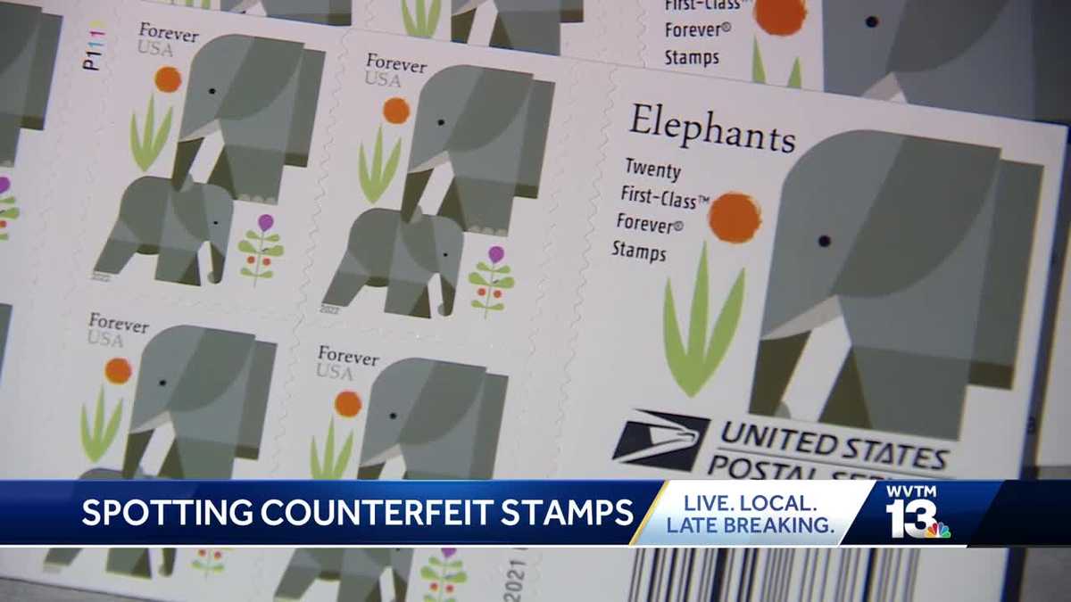 Be on the lookout for counterfeit postage stamps [Video]