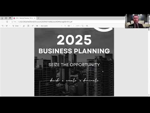 2025 Business Planning Workshop with Robert [Video]