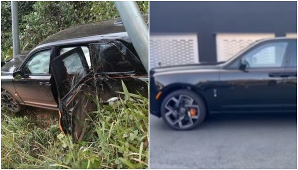 Twum Barima’s newly-acquired 2025 Rolls Royce involved in an accident [Video]