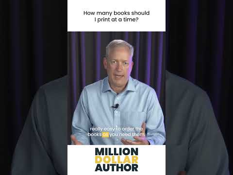 How Has Print-On-Demand Changed Publishing, and How Many Books Should You Print at a Time? [Video]